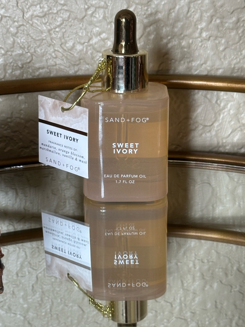 NWT | Sand + Fog Sweet Ivory 1.7 Oz Eau De Perfume Oil Dropper
